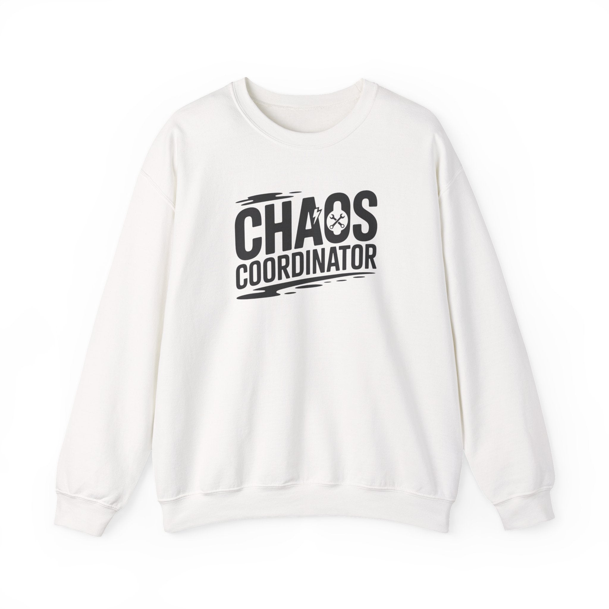 Chaos Coordinator Crewneck Sweatshirt — Funny Mom/Teacher Graphic Pullover