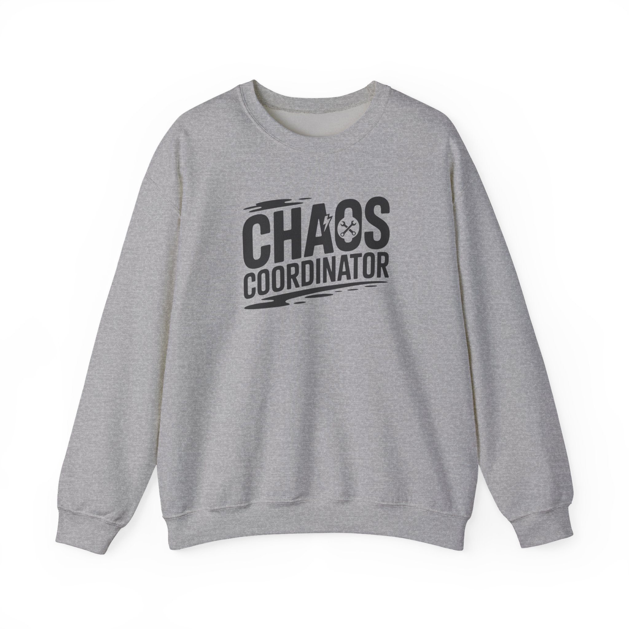 Chaos Coordinator Crewneck Sweatshirt — Funny Mom/Teacher Graphic Pullover
