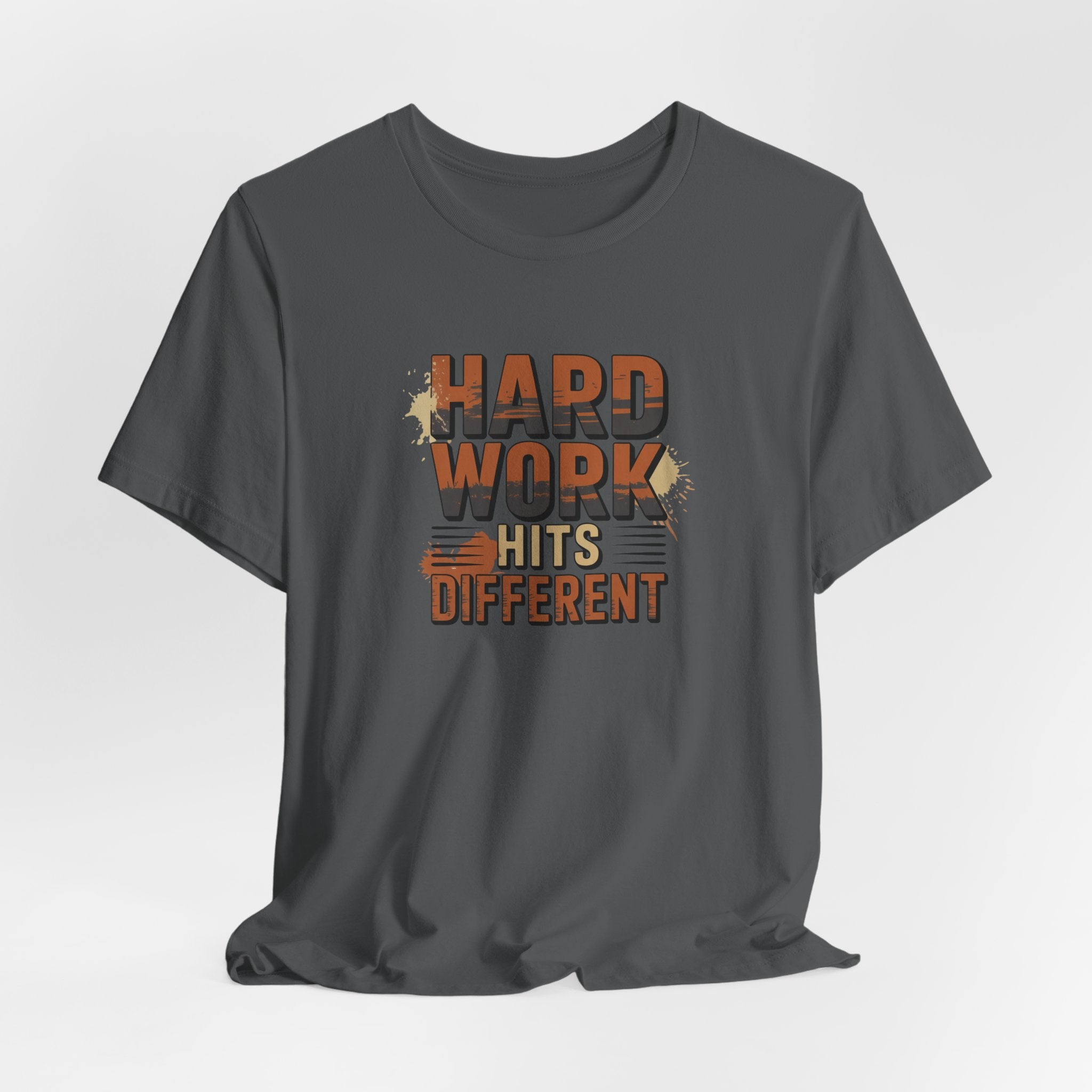 Hard Work Hits Different T-Shirt — Motivational Graphic Tee