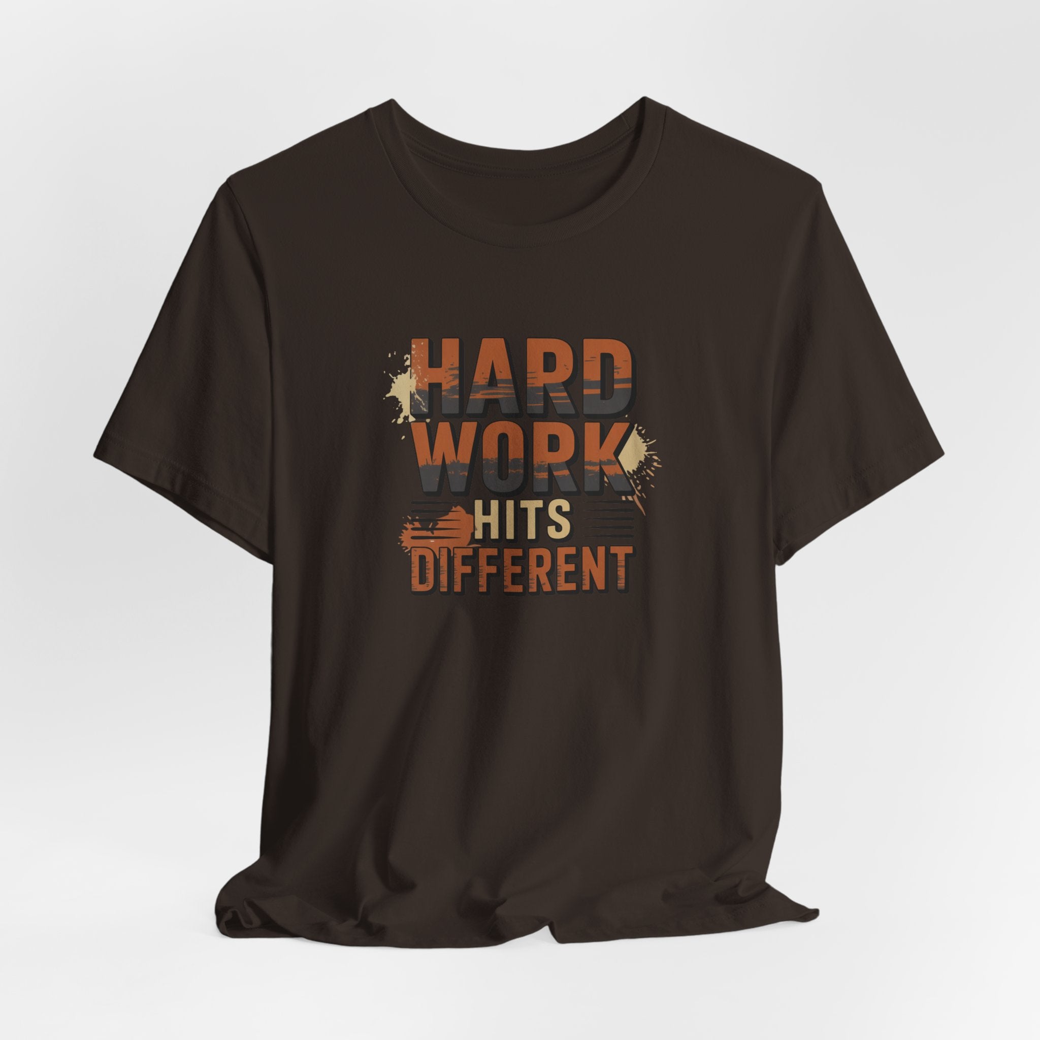 Hard Work Hits Different T-Shirt — Motivational Graphic Tee