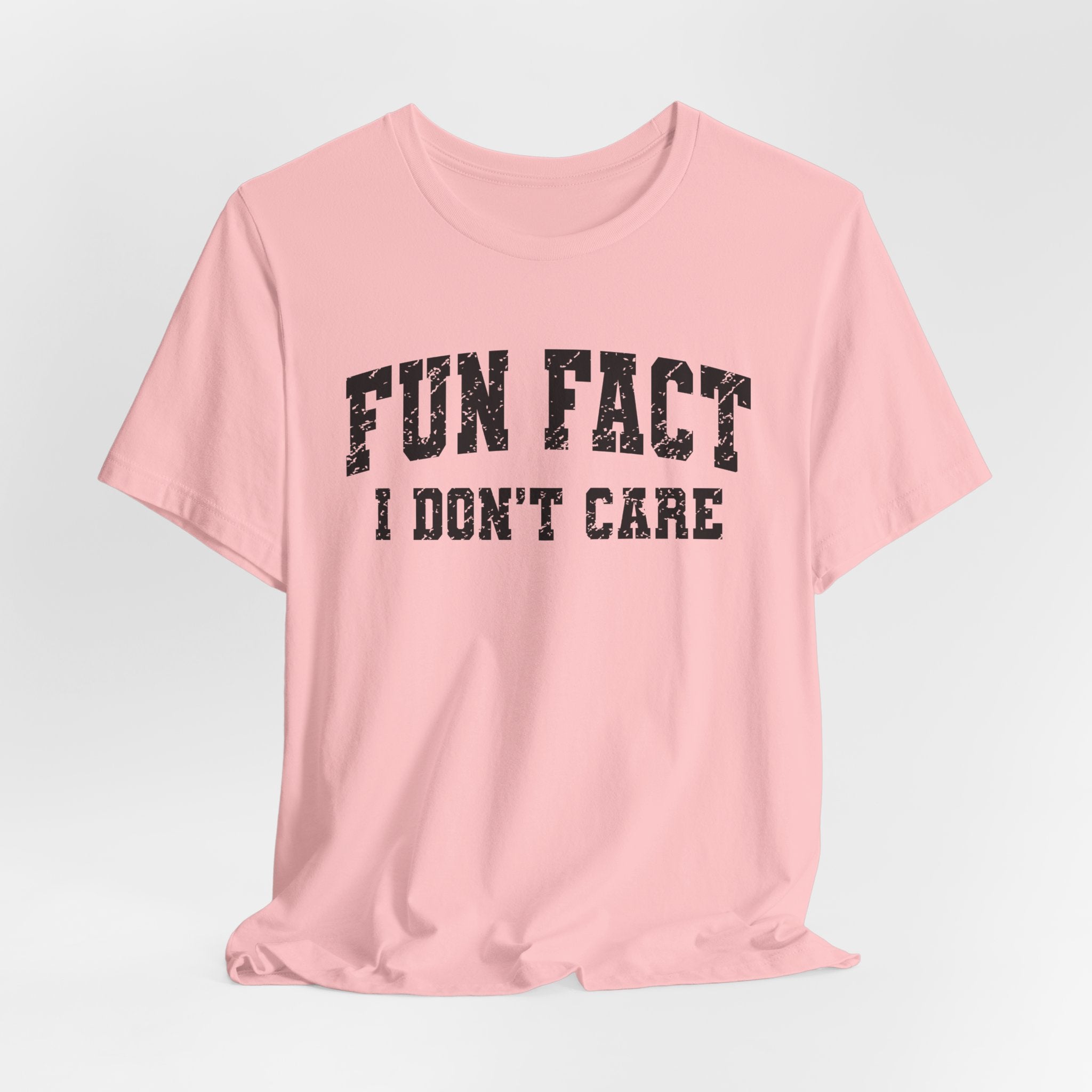Fun Fact I Don't Care T-Shirt — Funny Sarcastic Graphic Tee
