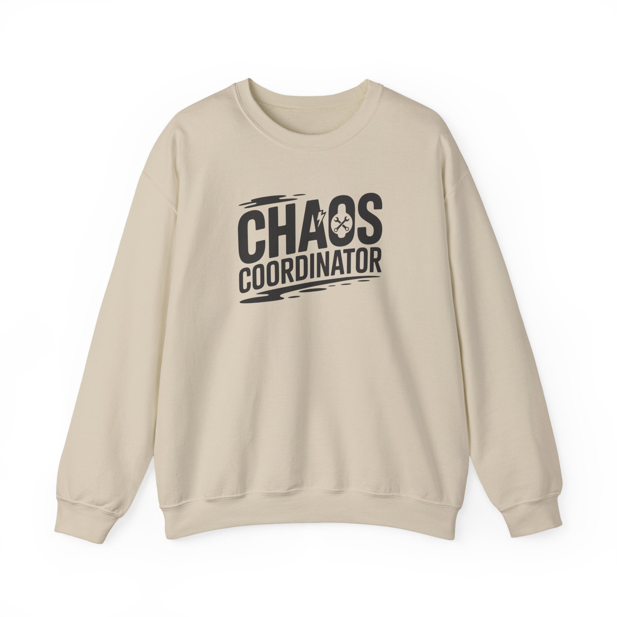 Chaos Coordinator Crewneck Sweatshirt — Funny Mom/Teacher Graphic Pullover