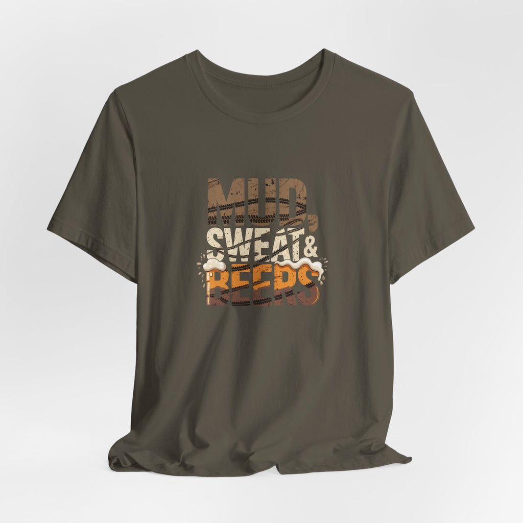Mud, Sweat & Beers T-Shirt — Off-Road, BBQ & Beer Festival Tee
