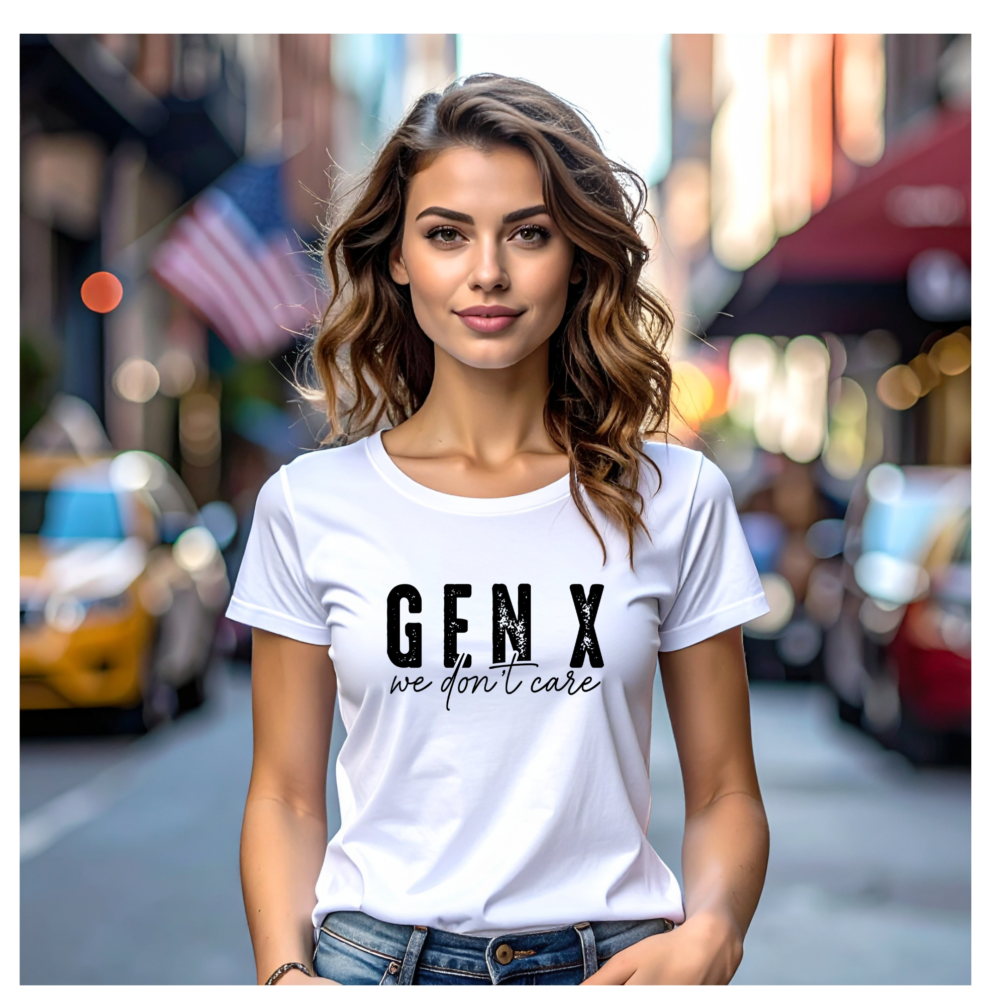 Gen X 'We Don't Care' T-Shirt