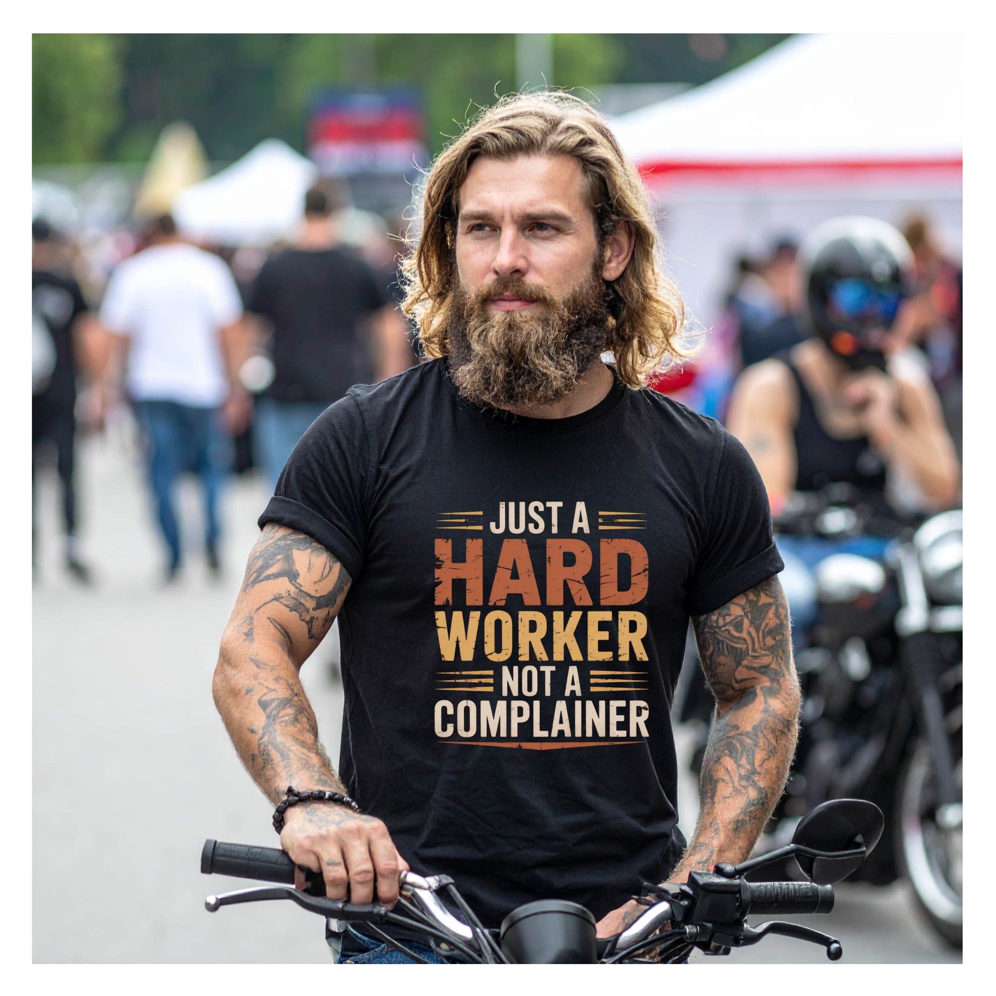 Hard Worker T-Shirt – "Just a Hard Worker, Not a Complainer" Motivational Tee