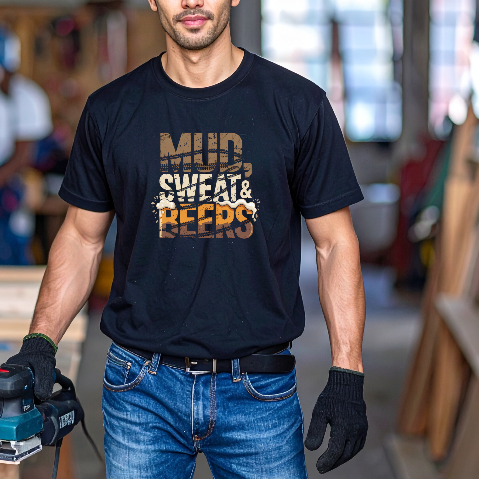 Mud, Sweat & Beers T-Shirt — Off-Road, BBQ & Beer Festival Tee