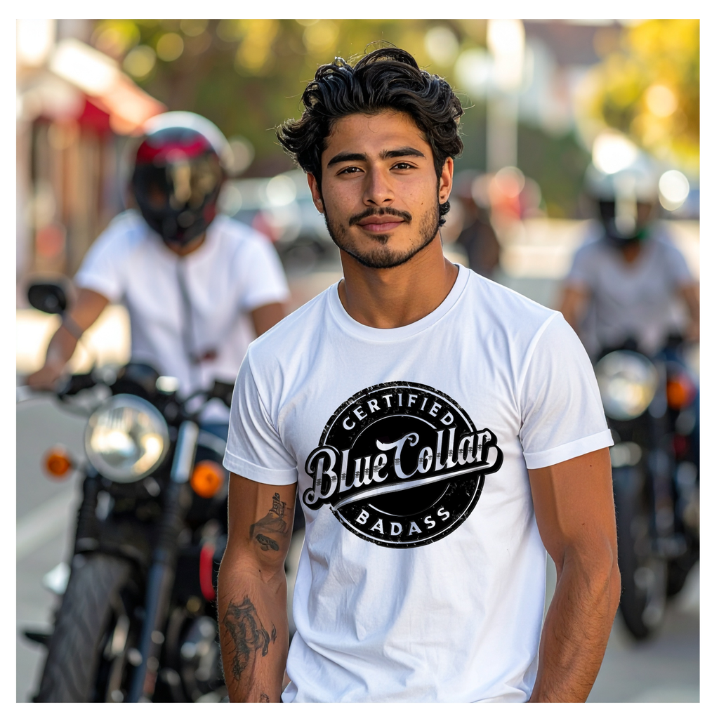 Certified Blue Collar Badass T-Shirt